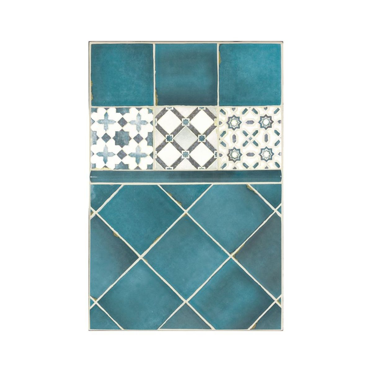 Moroccan Habitat Seaside Zellige Concept Board
