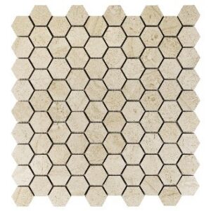 Misty Silk Hexagon Mosaic Matte