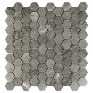 Gris Naturalle Hexagon Mosaic Matte