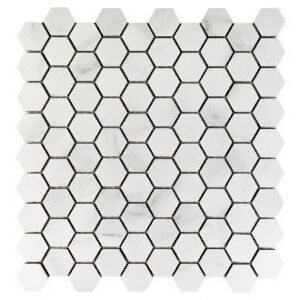 Carrara Essence Hexagon Mosaic Matte