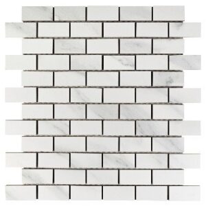 Carrara Essence 1x2 Mosaic Matte