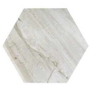Ashen Silk Hexagon Polished