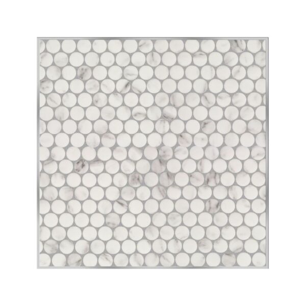 Fabrique & Nature Carrara Pennies Grouted Boards