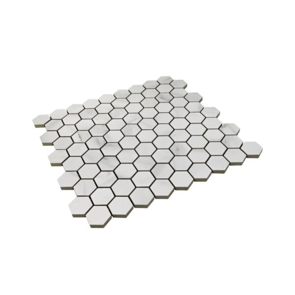 CARRARA ESSENCE HEXAGON MOSAIC MATTE - Image 2