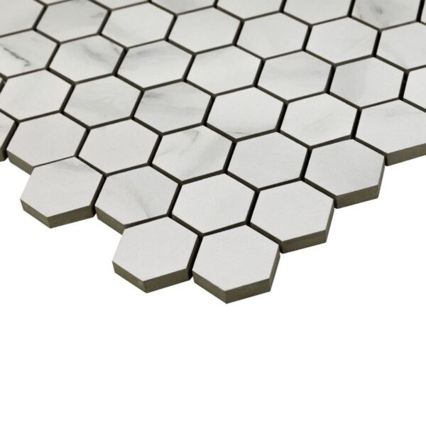 CARRARA ESSENCE HEXAGON MOSAIC MATTE - Image 3