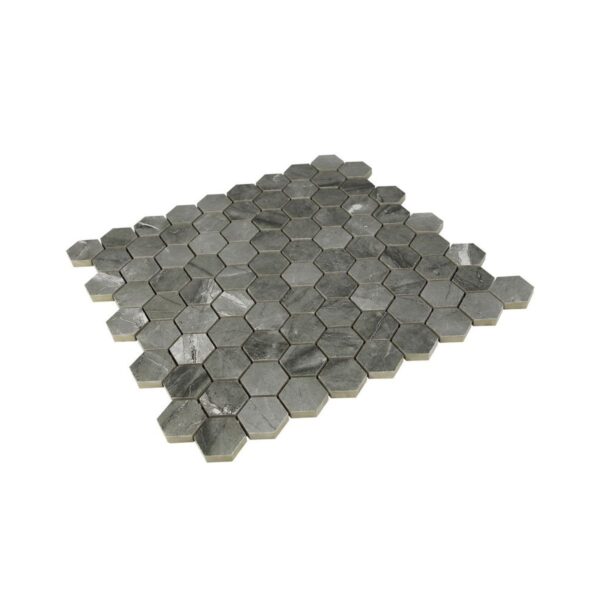 GRIS NATURALLE HEXAGON MOSAIC MATTE - Image 2