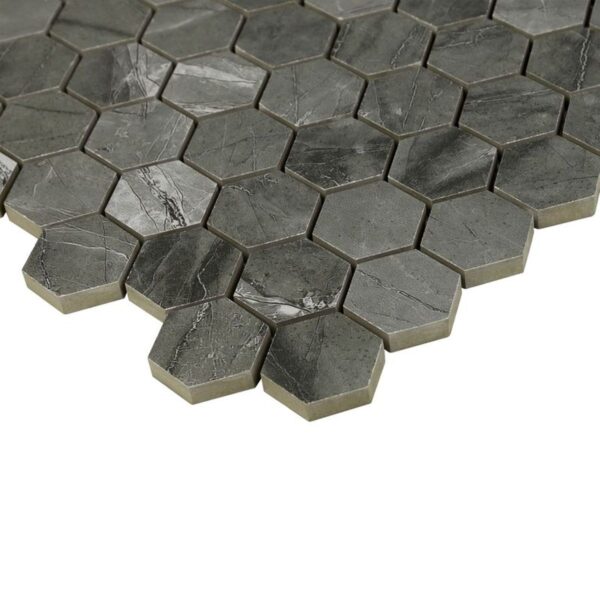 GRIS NATURALLE HEXAGON MOSAIC MATTE - Image 3