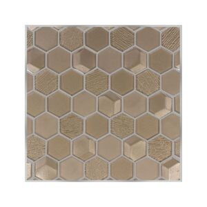Monet Magic Champagne Hex Grouted Boards