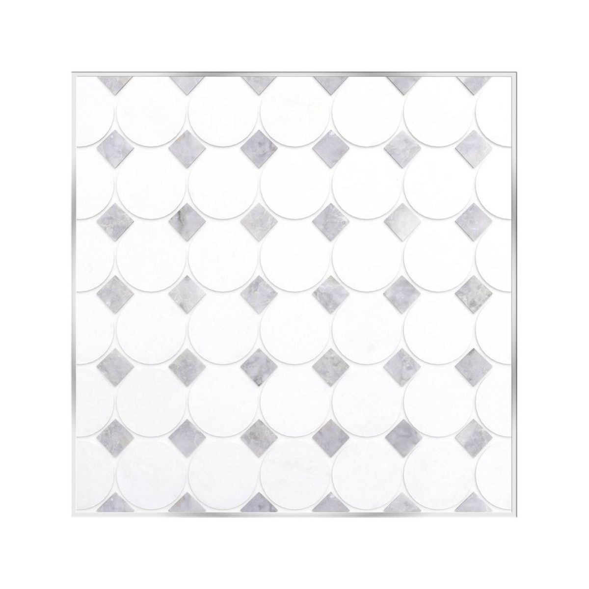 The Finish Line Manor Gray Buttons Grouted Boards