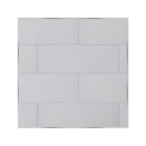 The Finish Line Regency White 3X9 Grouted Boards