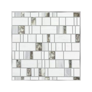 Dazzle Bravado Silver Grouted Boards