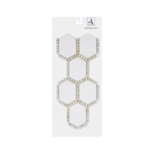 The Finish Line Jeweled Hex Pale Beige Display