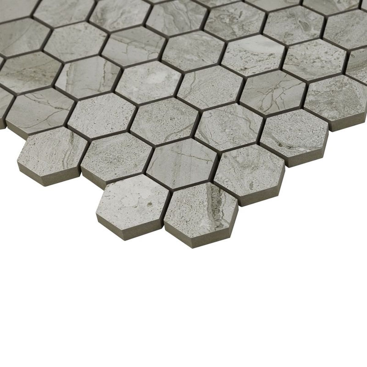 ASHEN SILK HEXAGON MOSAIC MATTE - Image 3