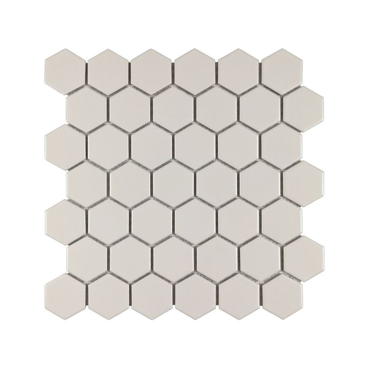 PEARL MATTE 2 INCH HEX PORC MOS